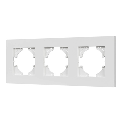 Рамка пластиковая FRM-PERIO-PL-3-WH (Arlight, -)