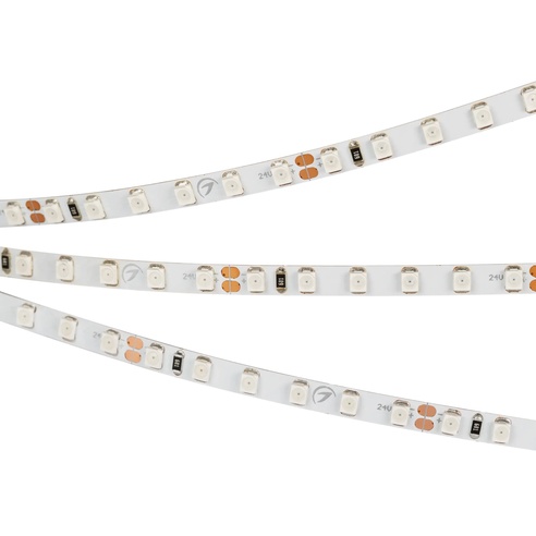 Лента светодиодная RT 2-5000 24V Blue 5mm 2x (3528, 600 LED, LUX) (Arlight, 9.6 Вт/м, IP20)