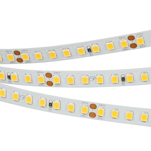 Лента светодиодная RT 2-5000 24V Warm2700 2x (2835, 160 LED/m, LUX) (Arlight, 12 Вт/м, IP20)