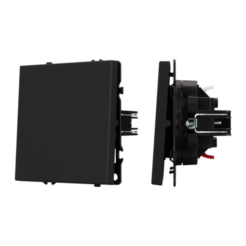 Механизм выключателя одноклавишный непроходной SWT-NOBE-MK01-SFPL-BK (230V, 10A) (Arlight, -)