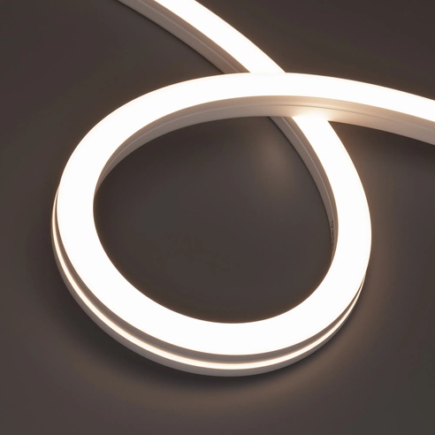 Лента светодиодная герметичная MOONLIGHT-SIDE-X280-20x20mm 24V Warm3500 (10 W/m, IP67, 15m, wire x1) (Arlight, Вывод боковой, 5 лет)