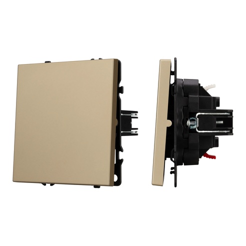 Механизм звонкового выключателя SWT-NOBE-MKR1-SFPL-L-GD (230V, 10A) (Arlight, -)