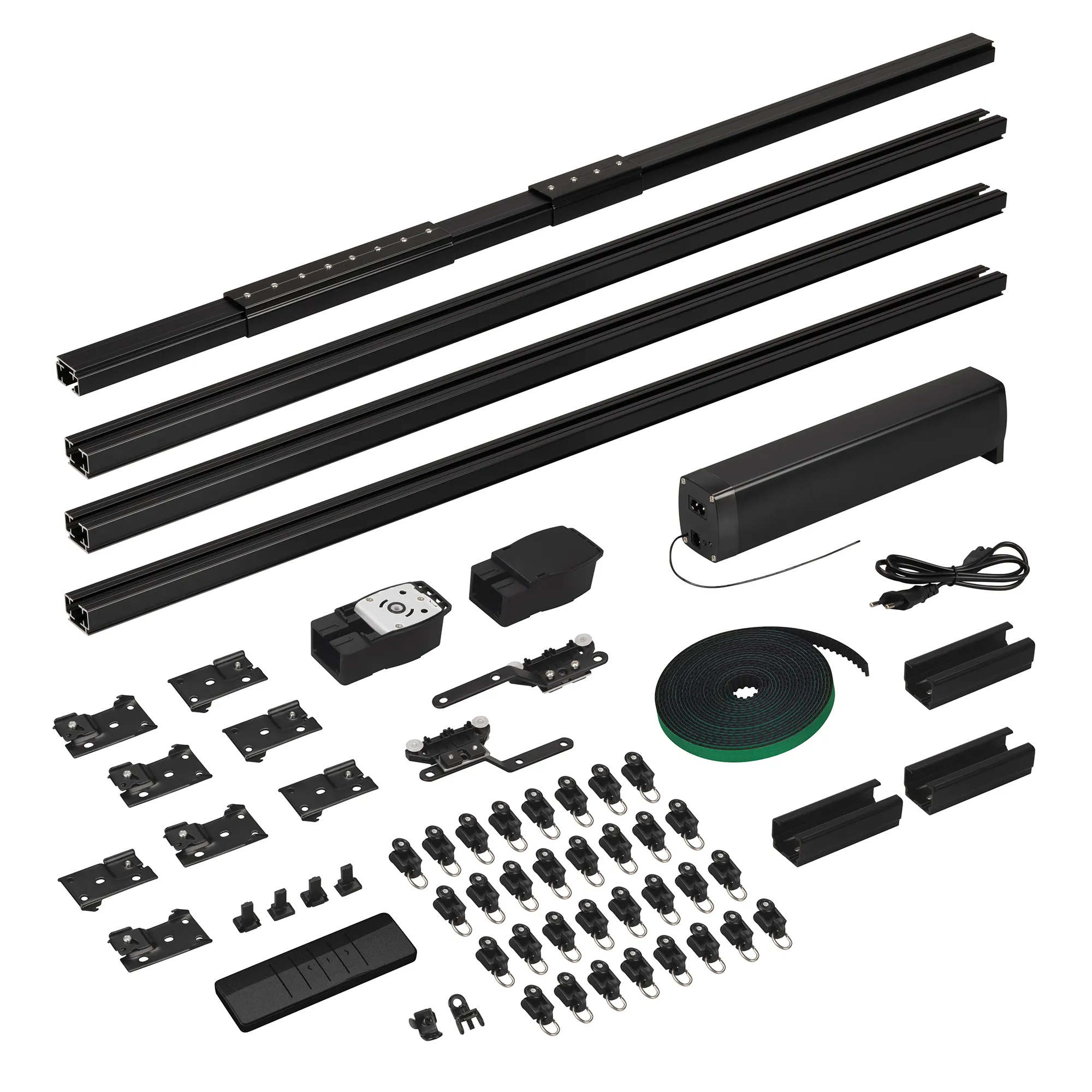 Карниз для штор с электроприводом CNK-M1-TY-RF-4M-BK (Arlight, IP20 Металл, 5 лет)