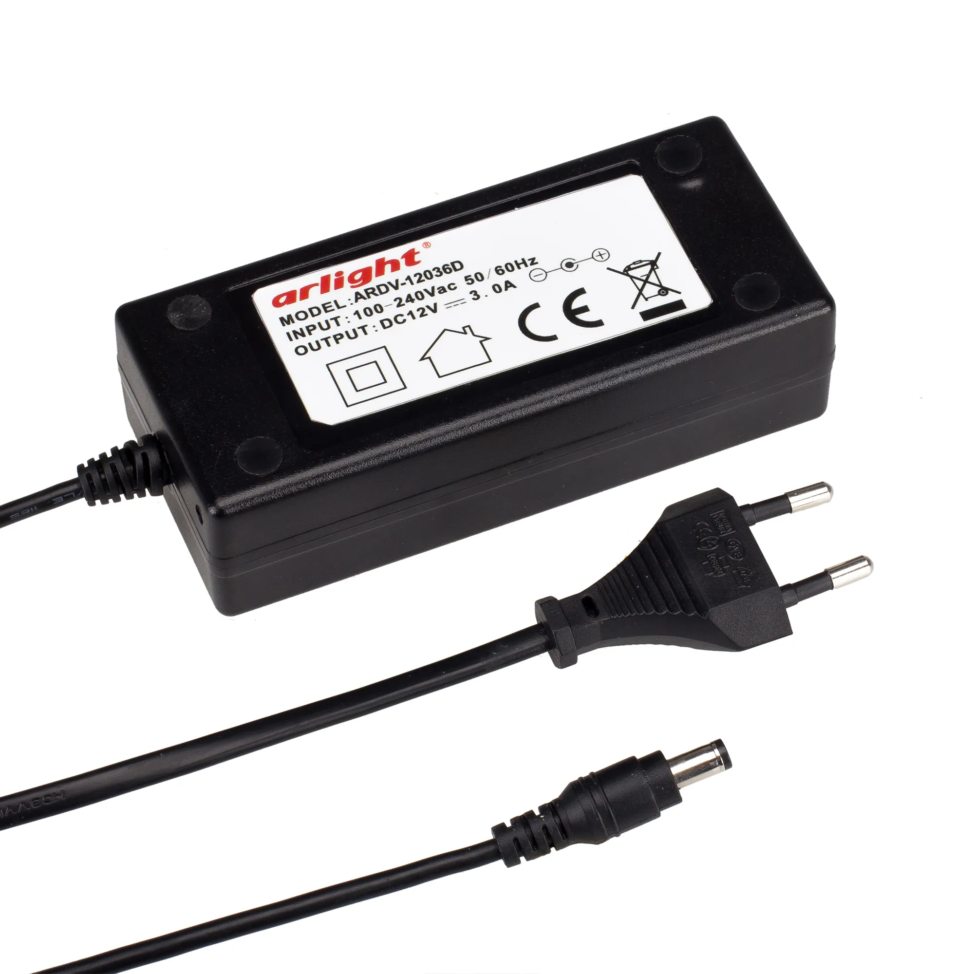 Блок питания ARDV-24036D (24V, 1.5A, 36W) (Arlight, Адаптер) - изображение товара