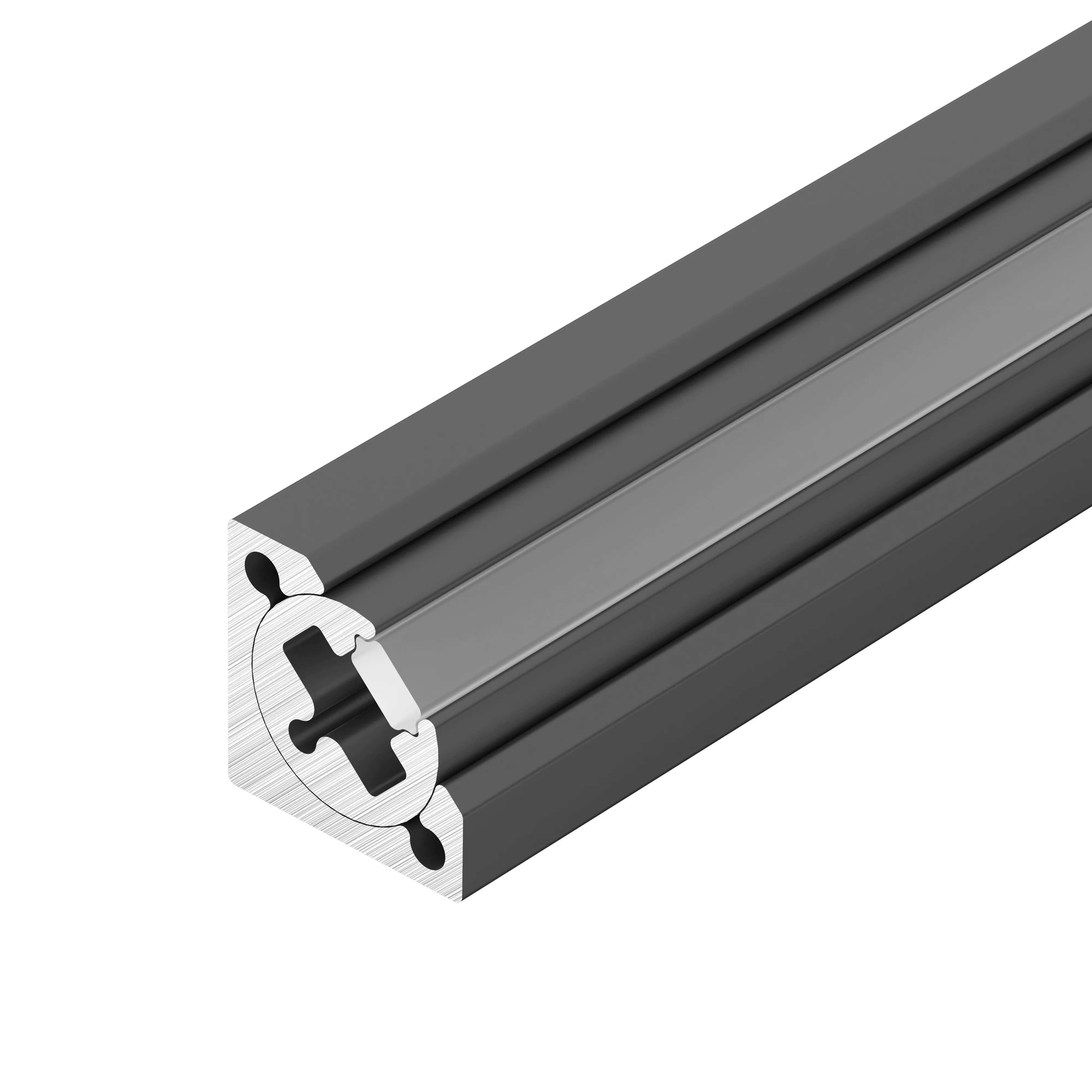 Профиль с экраном SL-KANT-H10-ROTATE-2000 IRON GREY (Arlight, Алюминий+пластик) - изображение товара