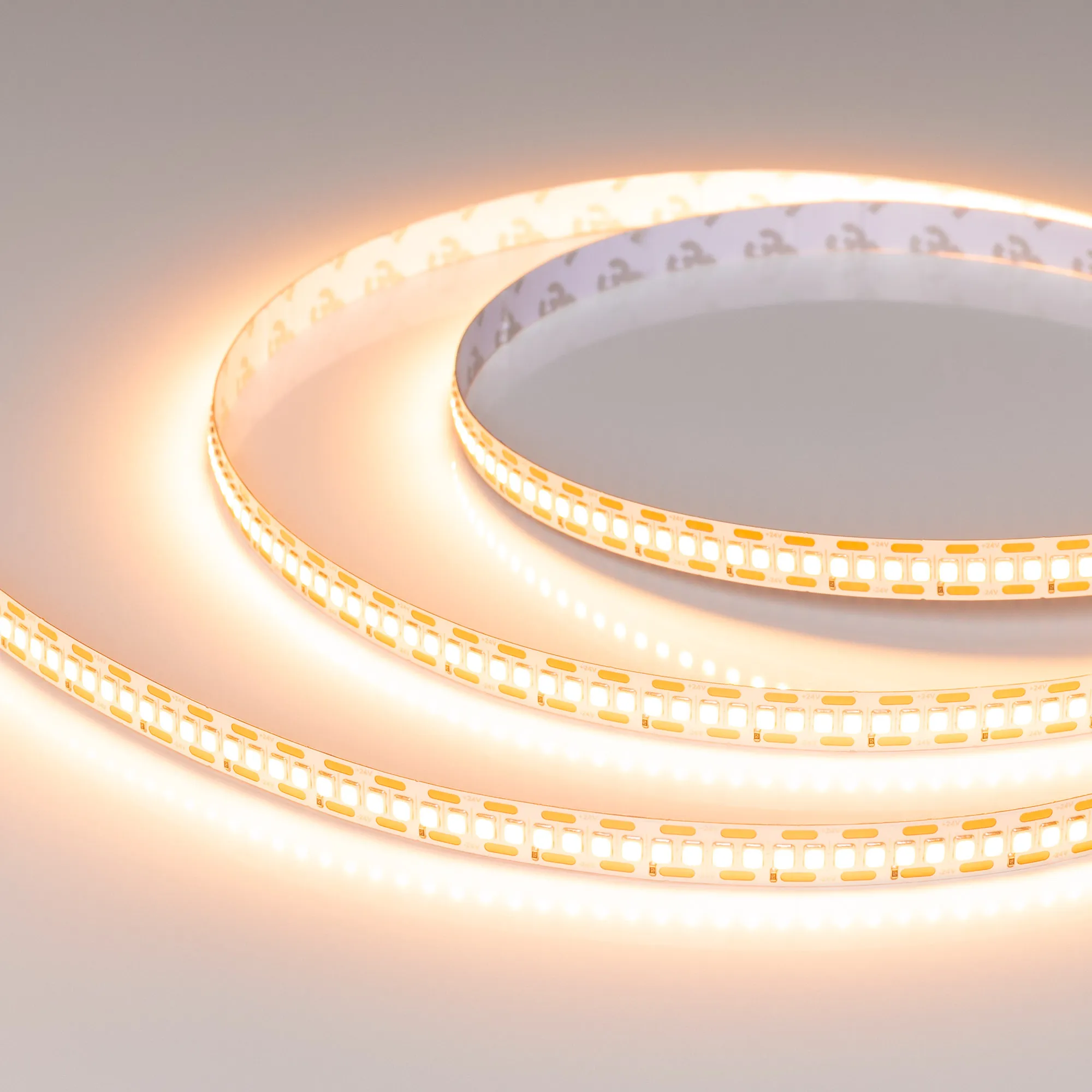 Лента FC-A240-10mm 24V Warm2400-CX1 (24 W/m, IP20, 5m) (Arlight, резка 1 светодиод) - изображение товара