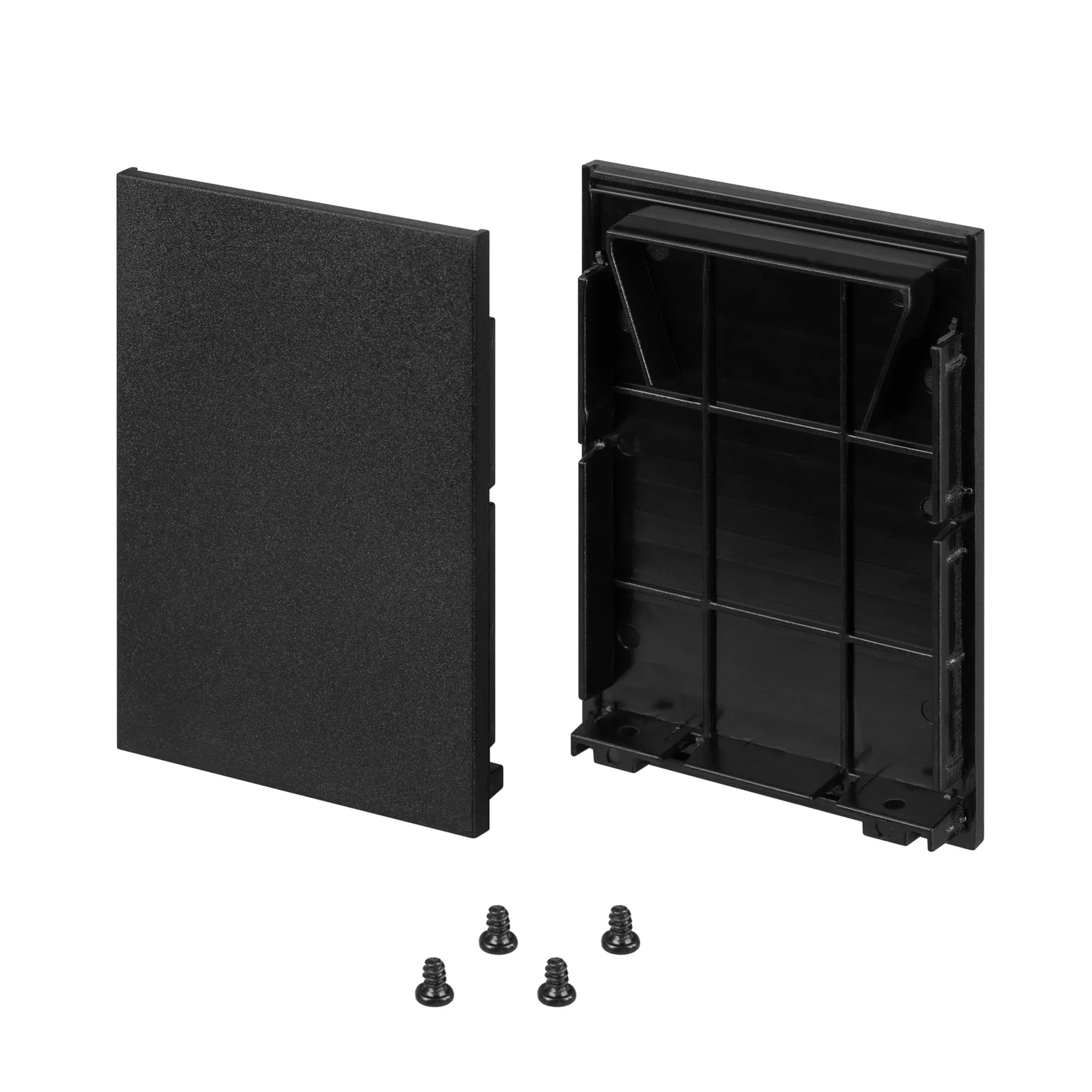 Заглушка LINE-5075-HONEYCOMB BLACK глухая (Arlight, Металл) - изображение товара