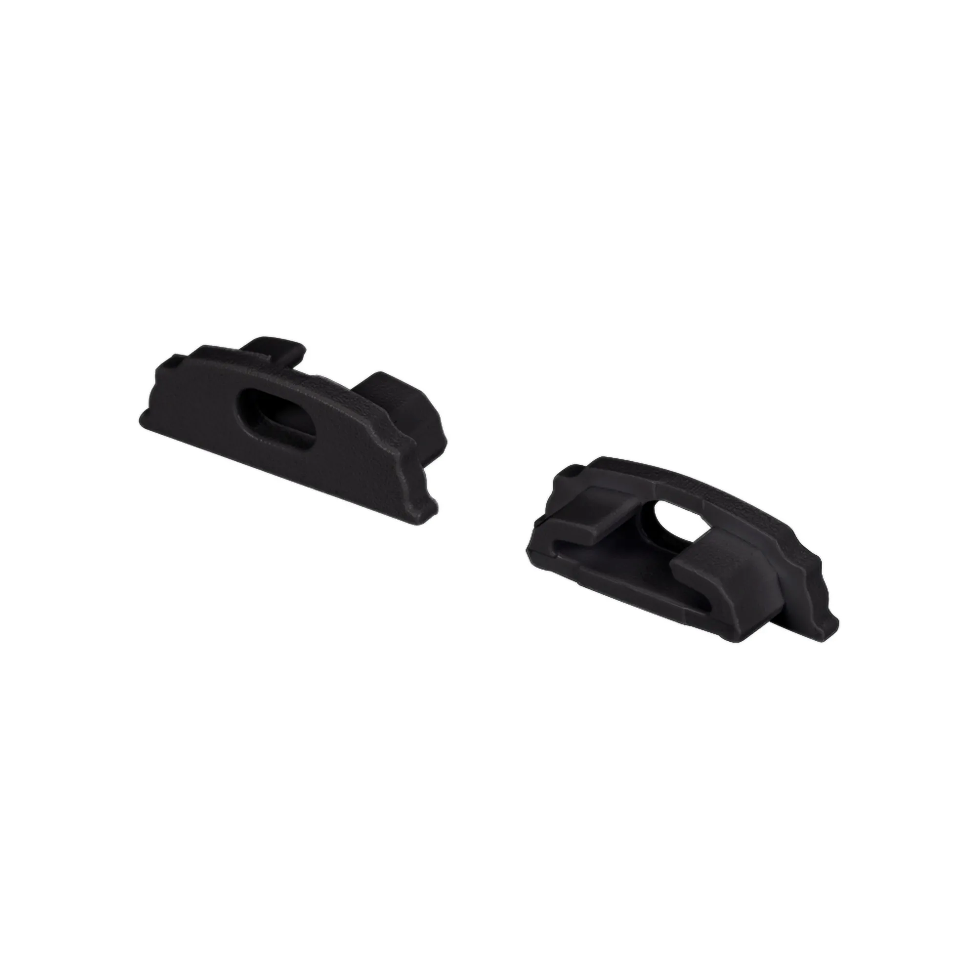 Заглушка ARH-BENT-W18 BLACK с отверстием (Arlight, Пластик) - изображение товара