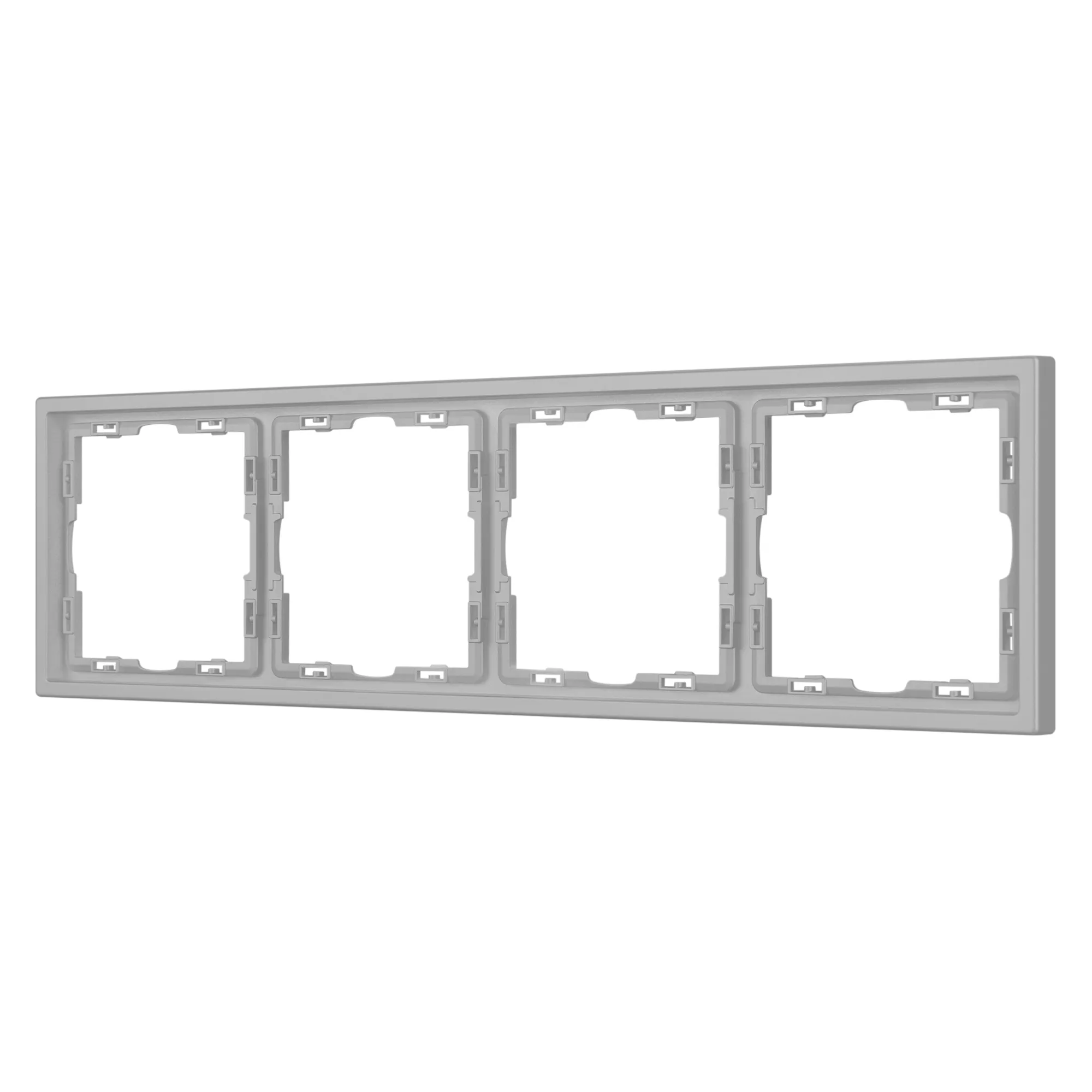 Рамка пластиковая FRM-NOBE-SFPL-4-IS (Arlight, Никель)