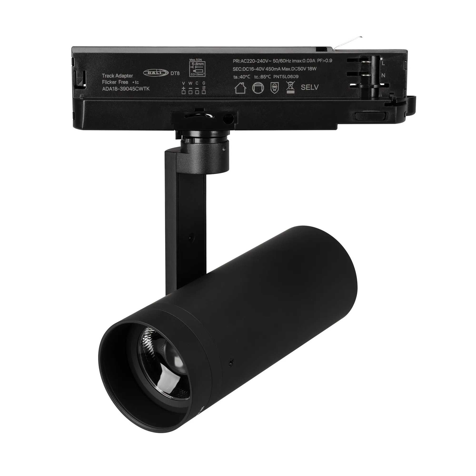 Светильник LGD-ARTIFACT-4TR-R65-18W Warm3000-MIX (BK, 20 deg., DALI, 230V) (Arlight, IP20 Металл, 5 лет) - изображение товара