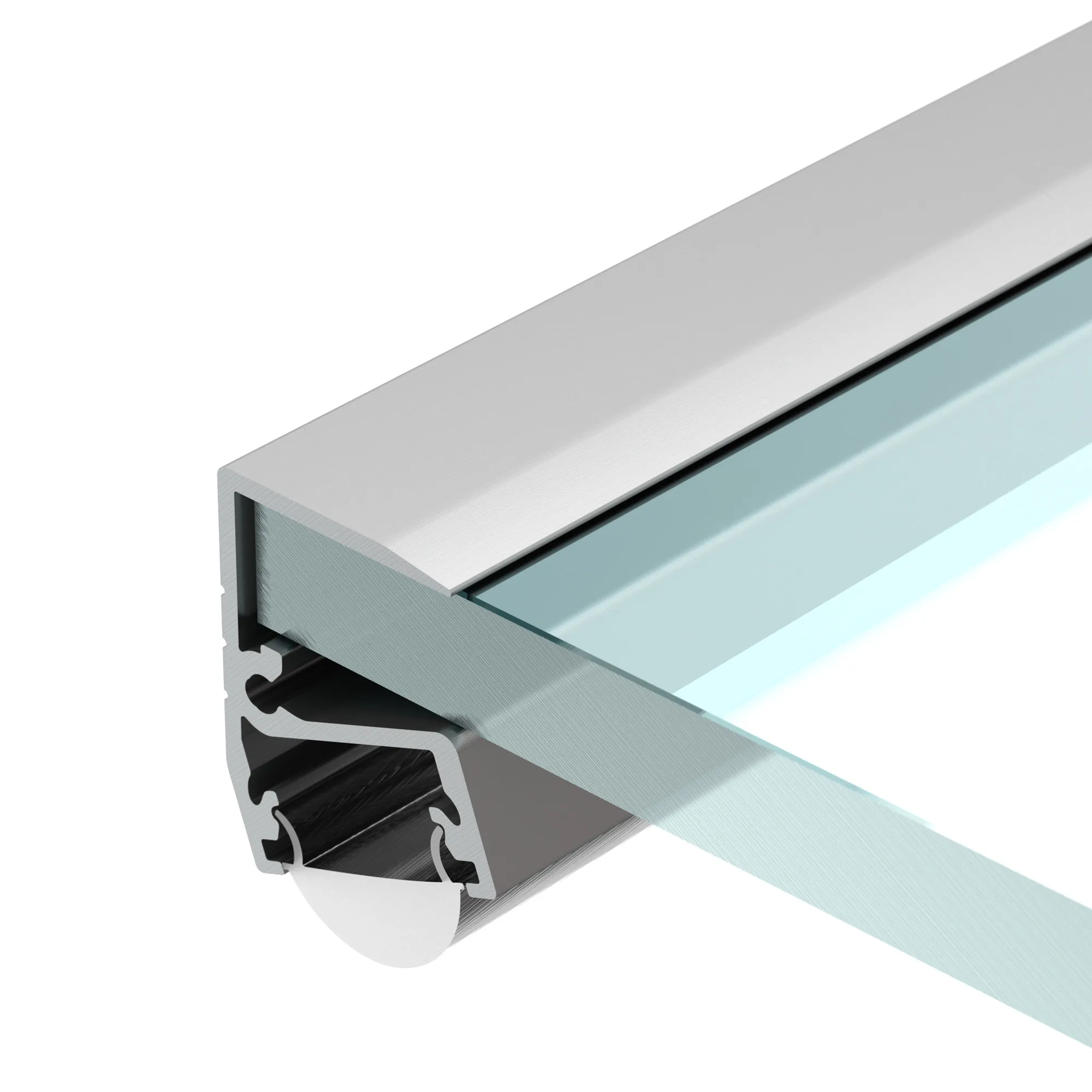 Профиль TOP-EDGE-08-2000 ANOD (K13, P15) (Arlight, Алюминий) - изображение товара