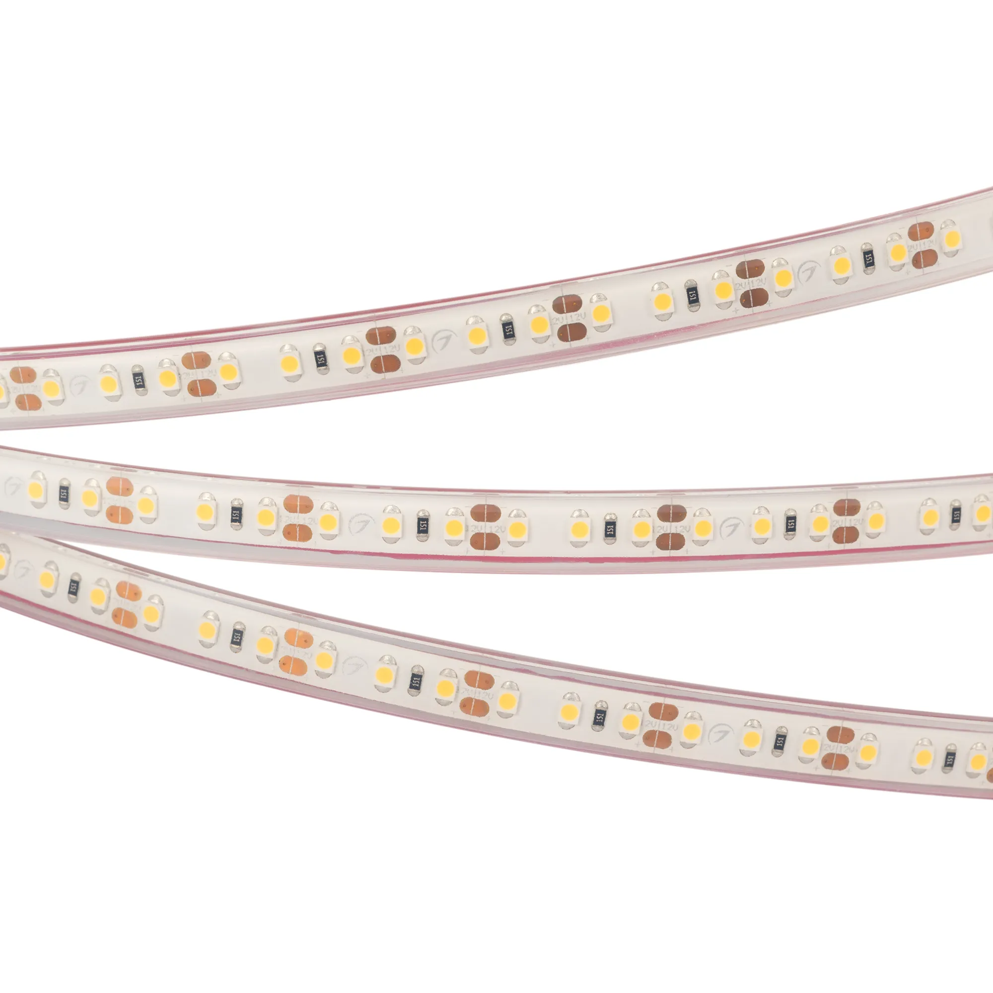 Лента светодиодная RTW 2-5000PGS 12V White 2x (3528, 600 LED, LUX) (Arlight, 9.6 Вт/м, IP67) - изображение товара