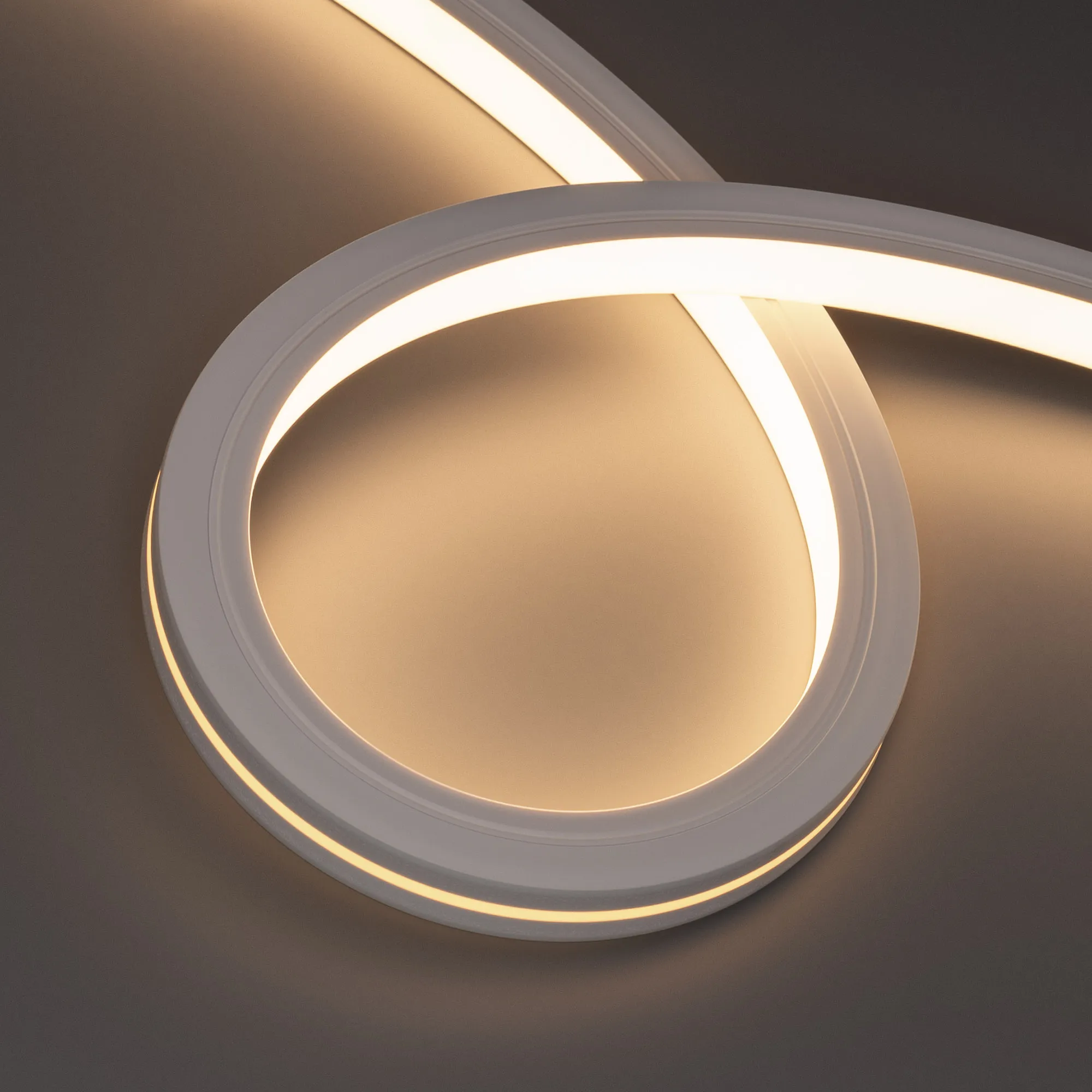 Лента светодиодная герметичная MOONLIGHT-TOP-X280-20x20mm 24V Warm3000 (10 W/m, IP67, 15m, wire x1) (Arlight, Вывод боковой, 5 лет) - изображение товара