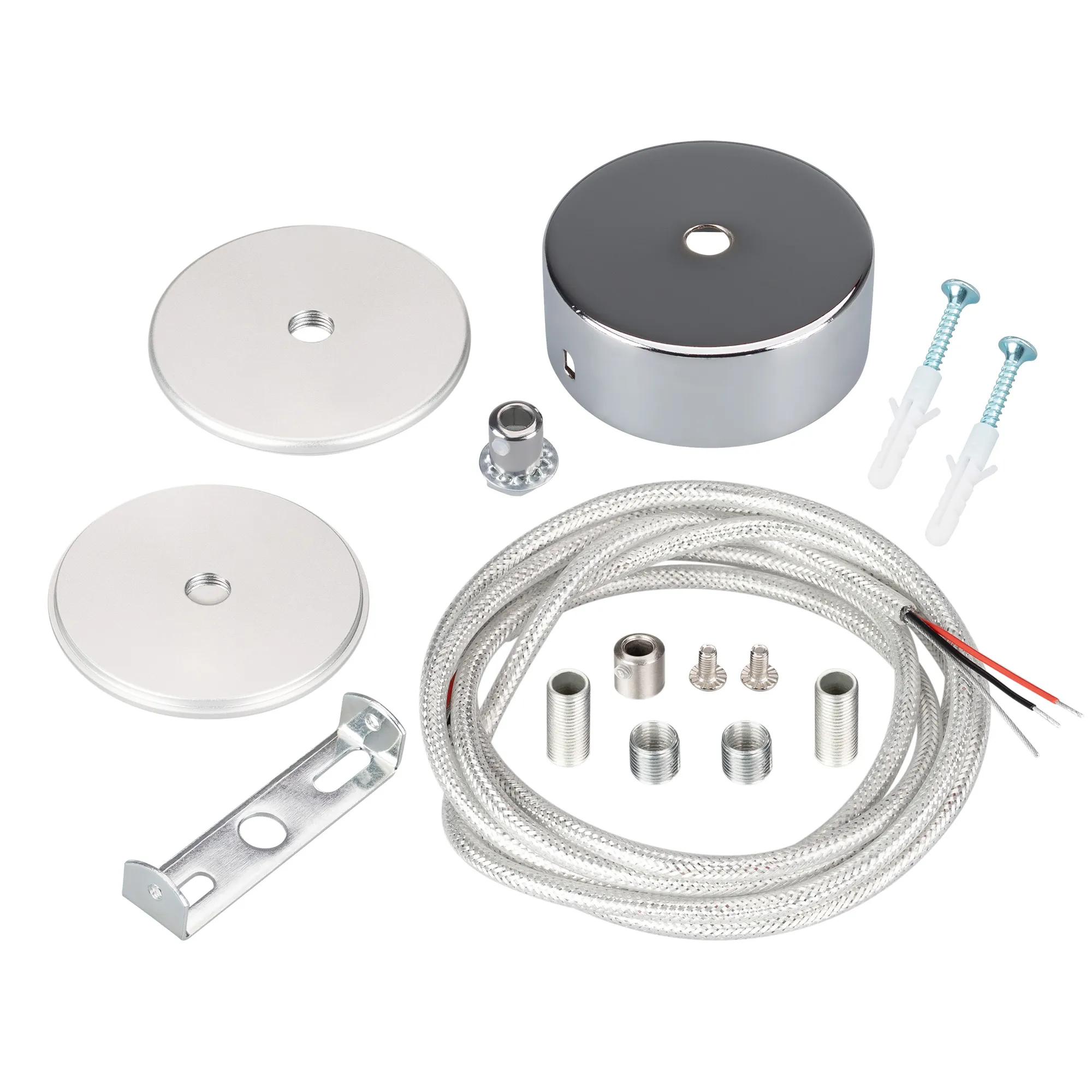 Подвес токопроводящий ARL-SL-ROUND-D70-360deg вертикальный (Arlight, провод 2x0.5) - изображение товара