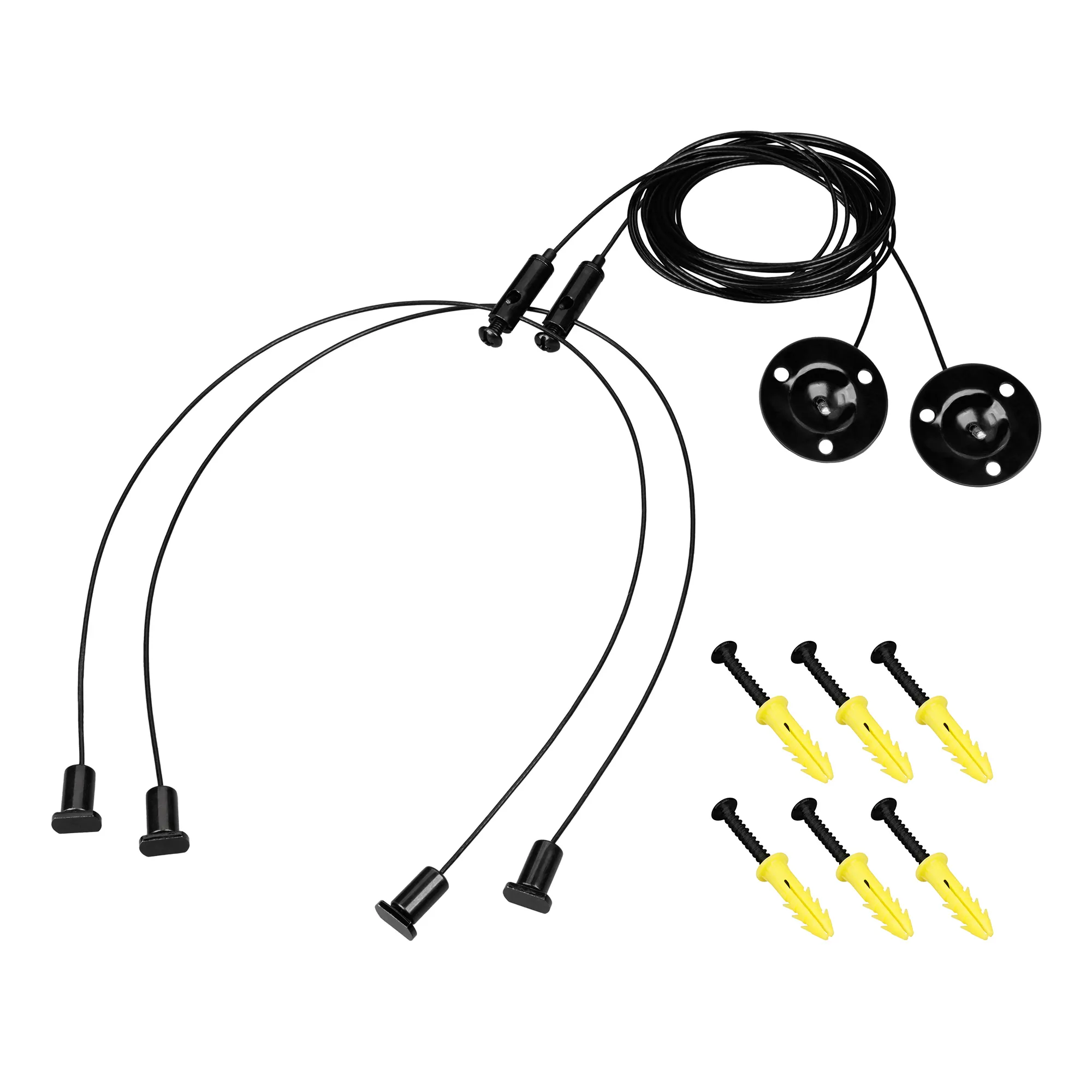 Подвес LINE-6070 2x2m Set BLACK (Pad 9x2mm) (Arlight, Металл) - изображение товара