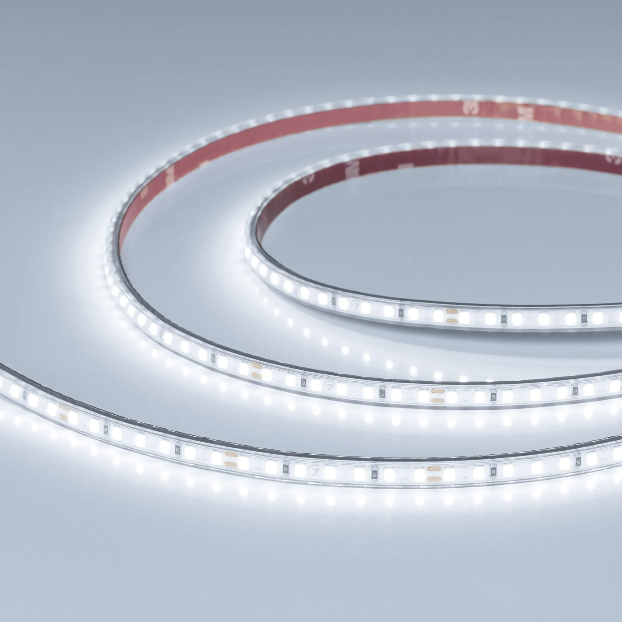 Лента герметичная RTW-PS-A140-7mm 24V White6000 (10 W/m, IP67, 5m) (Arlight, CRI>90) - изображение товара