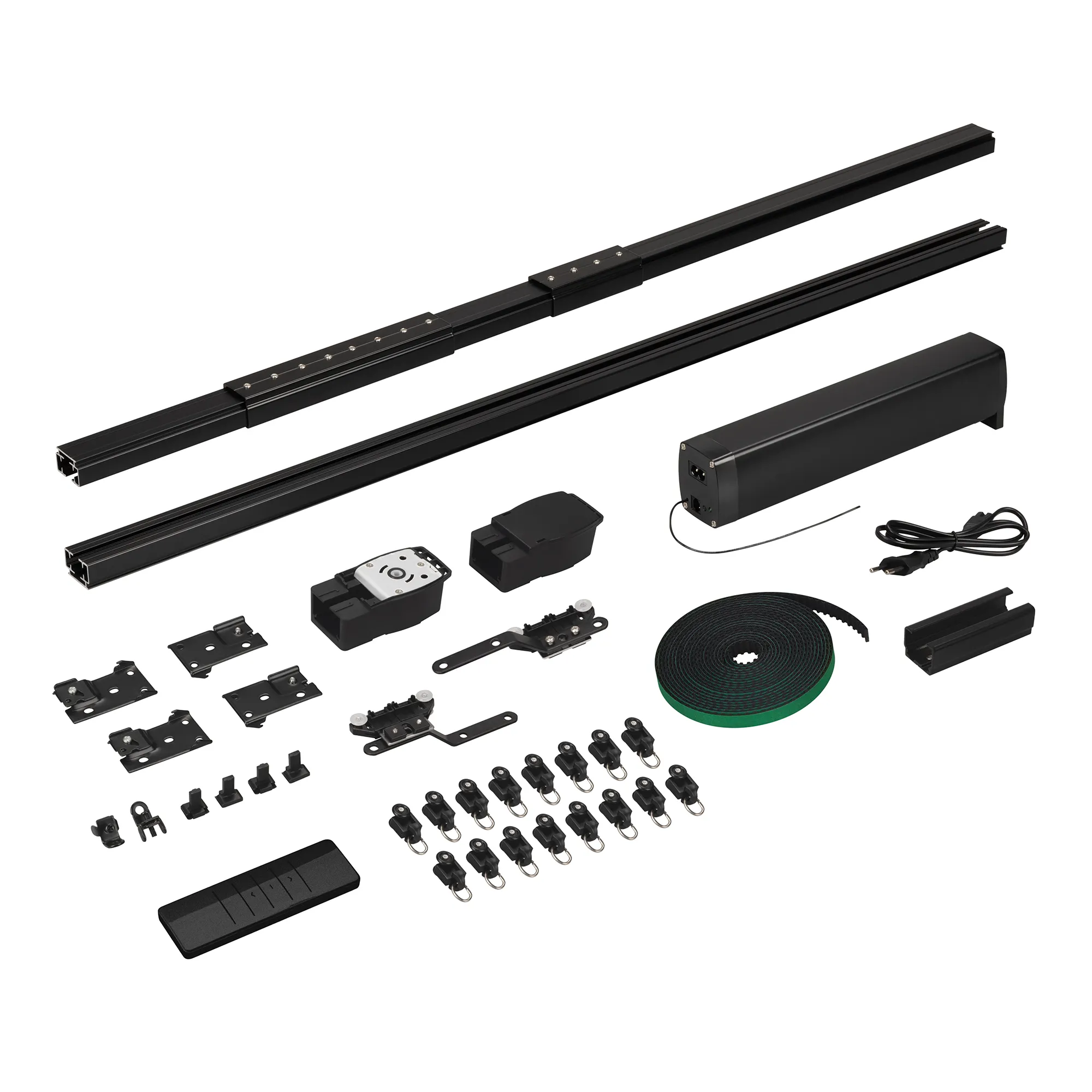 Карниз для штор с электроприводом CNK-M1-TY-RF-2M-BK (Arlight, IP20 Металл, 5 лет)