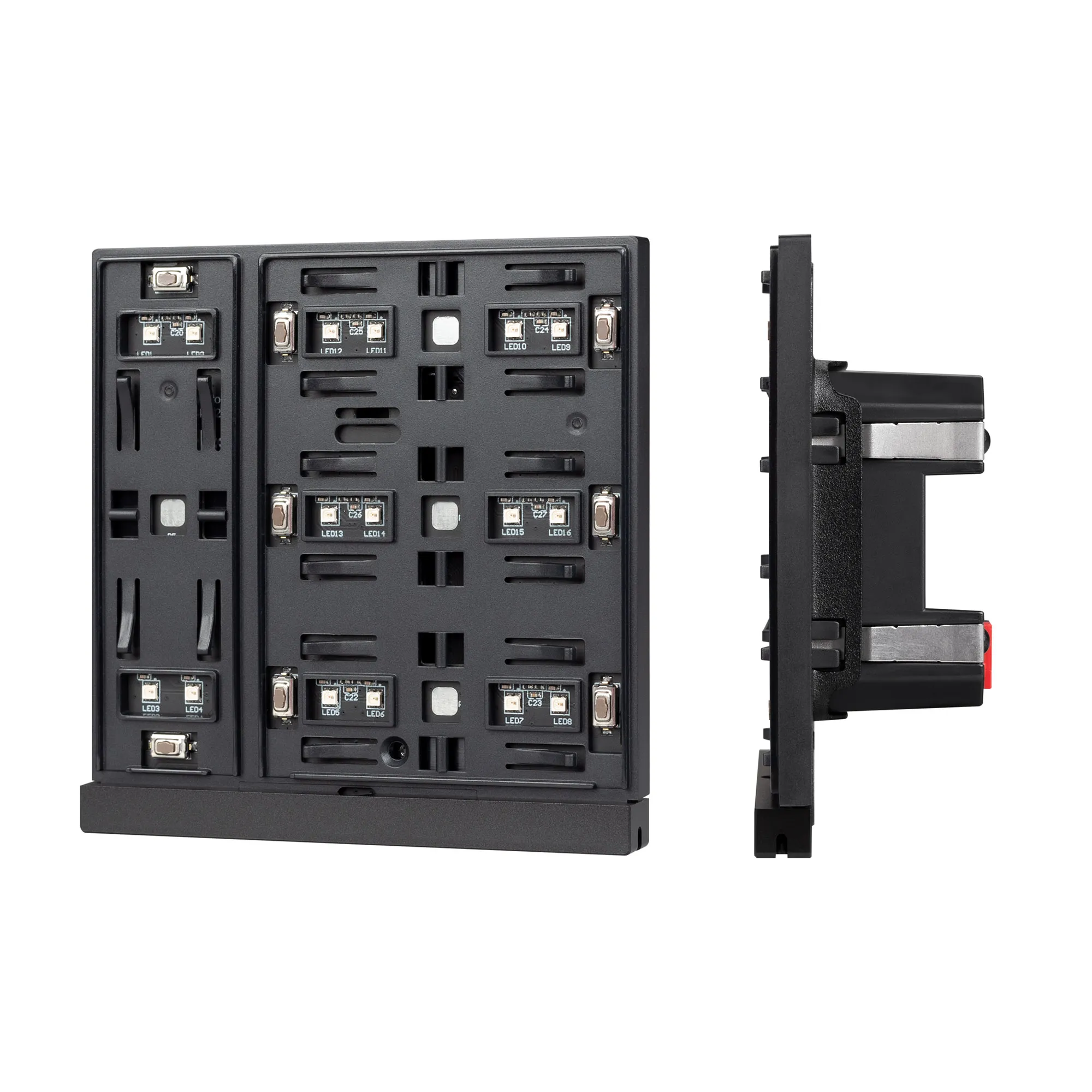 INTELLIGENT ARLIGHT Механизм панели KNX-304-22-IN Black (Bus) (IARL, IP20 Пластик, 2 года)